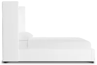 Captiva Peyton White 60" Upholstered Shelter Bed