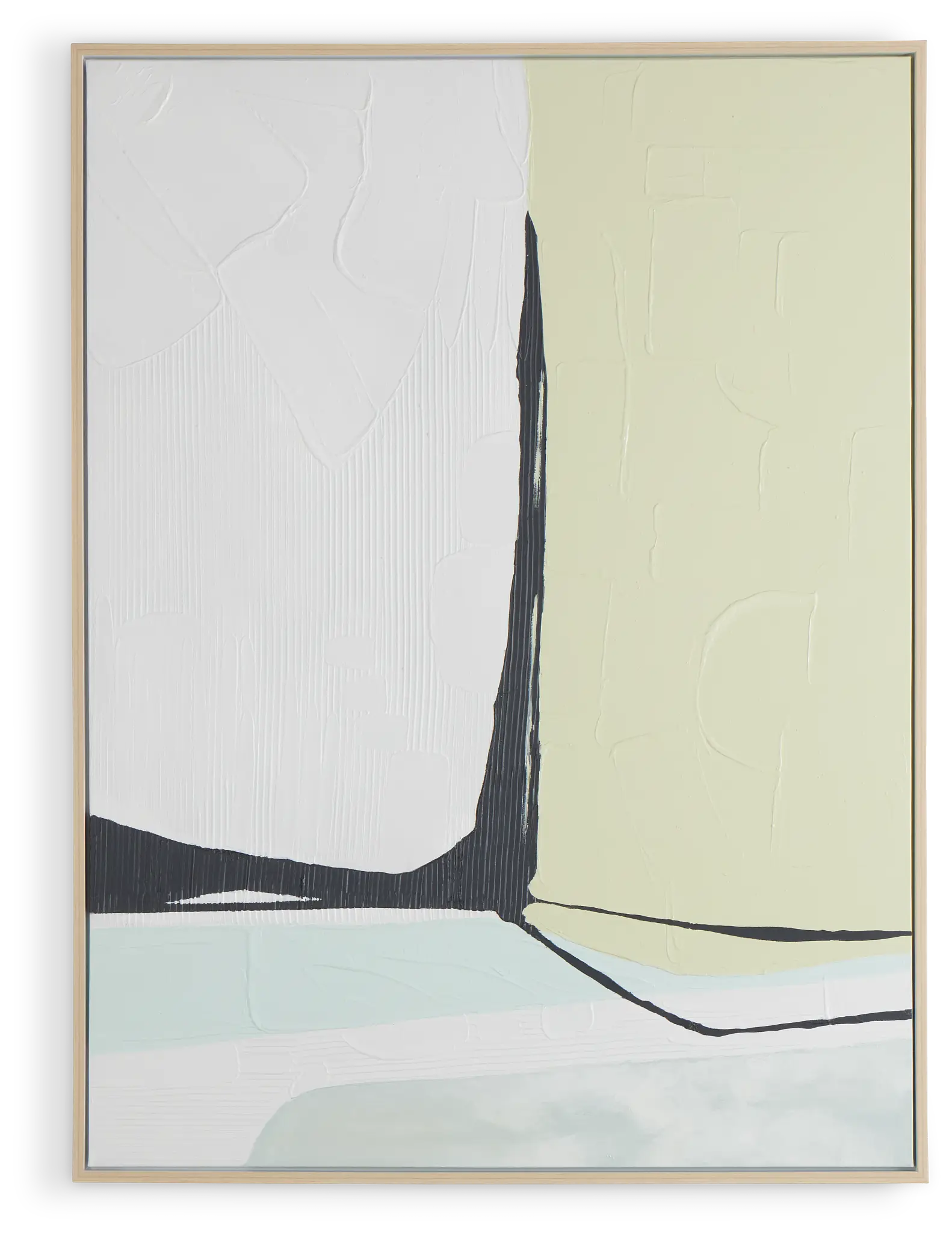 Vaiana Light Green Canvas Wall Art Vaiana Light Green Canvas Wall Art