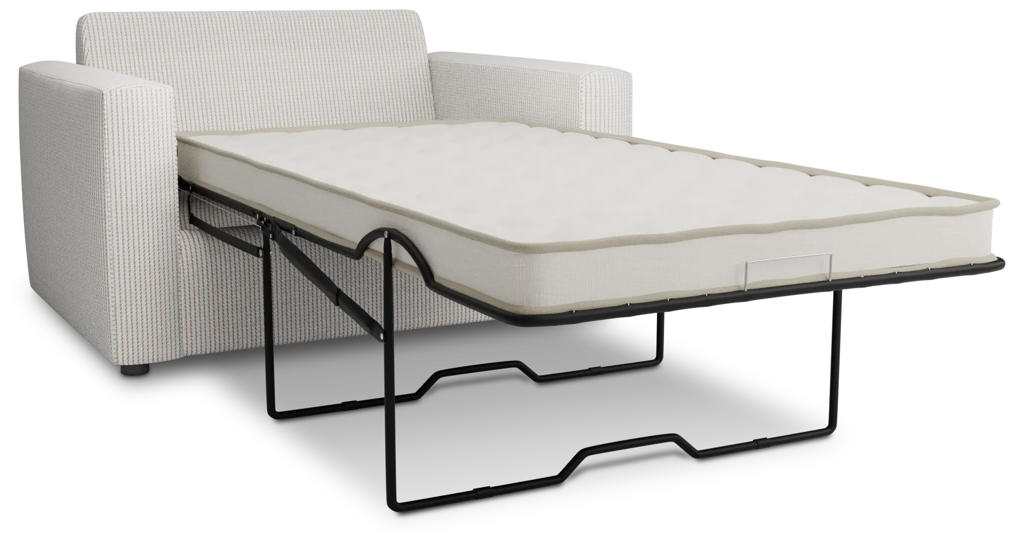 Siesta Lucy Light Beige Fabric Innerspring Sleeper Siesta Lucy Light Beige Fabric Innerspring Sleeper