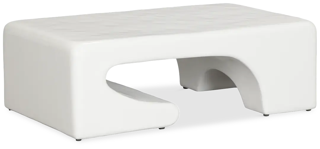 Layla White Rectangular Coffee Table Layla White Rectangular Coffee Table