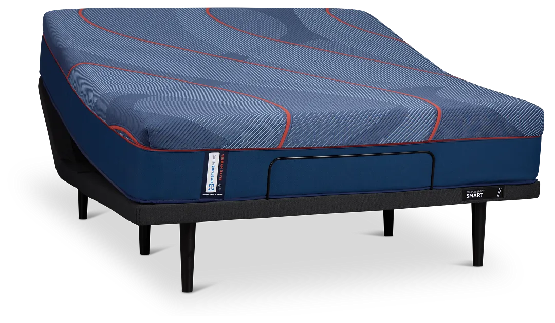 Posturepedic High Point Elite Hybrid Firm Ergo Smart Adjustable Mattress Set