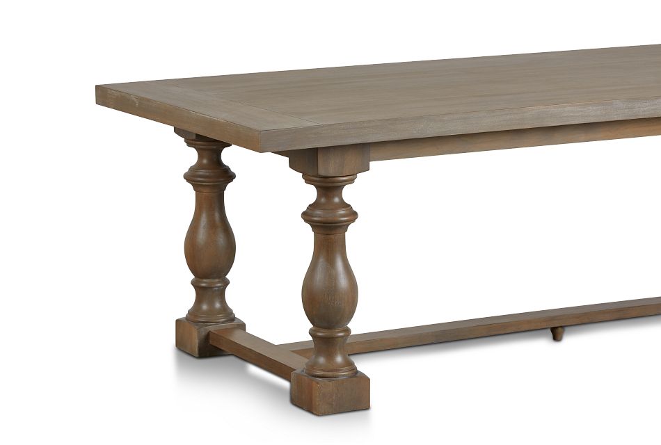 Haddie Light Tone Trestle Table