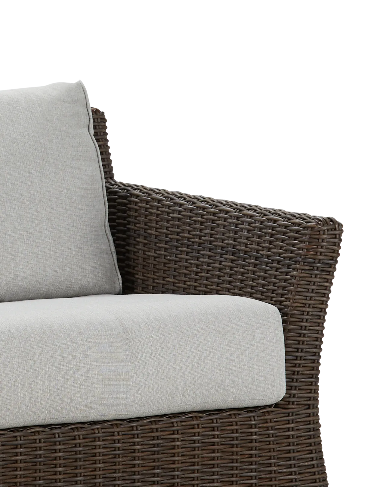 Southport Gray Woven Loveseat
