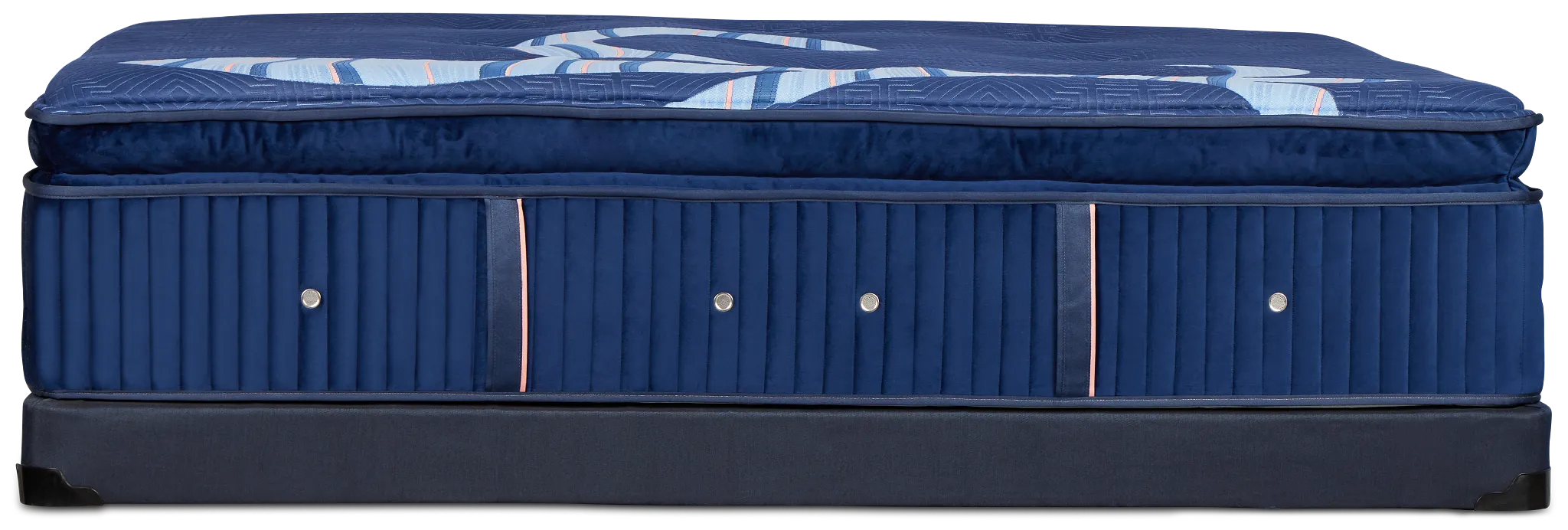 Stearns & Foster Reserve Soft Euro Pillow Top Low-profile Mattress Set