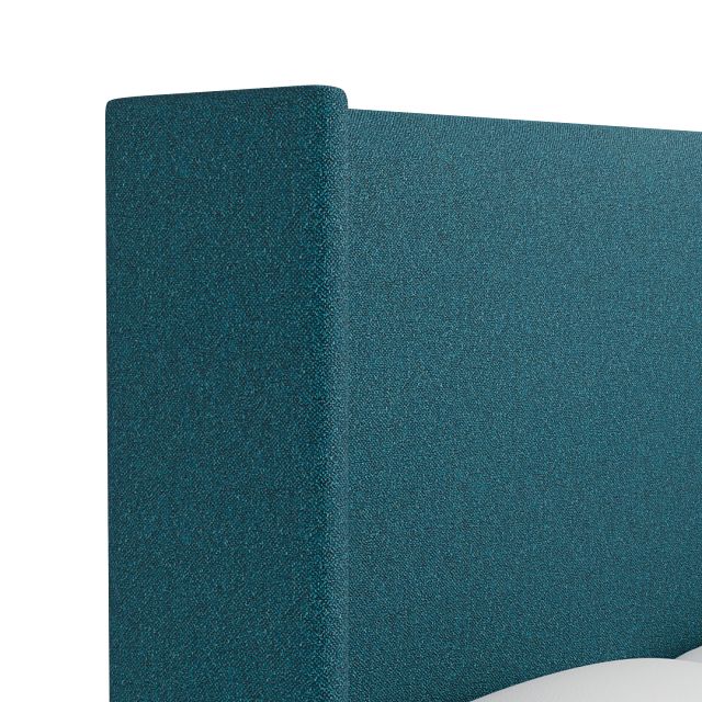 Captiva Elite Teal 60" Upholstered Shelter Bed
