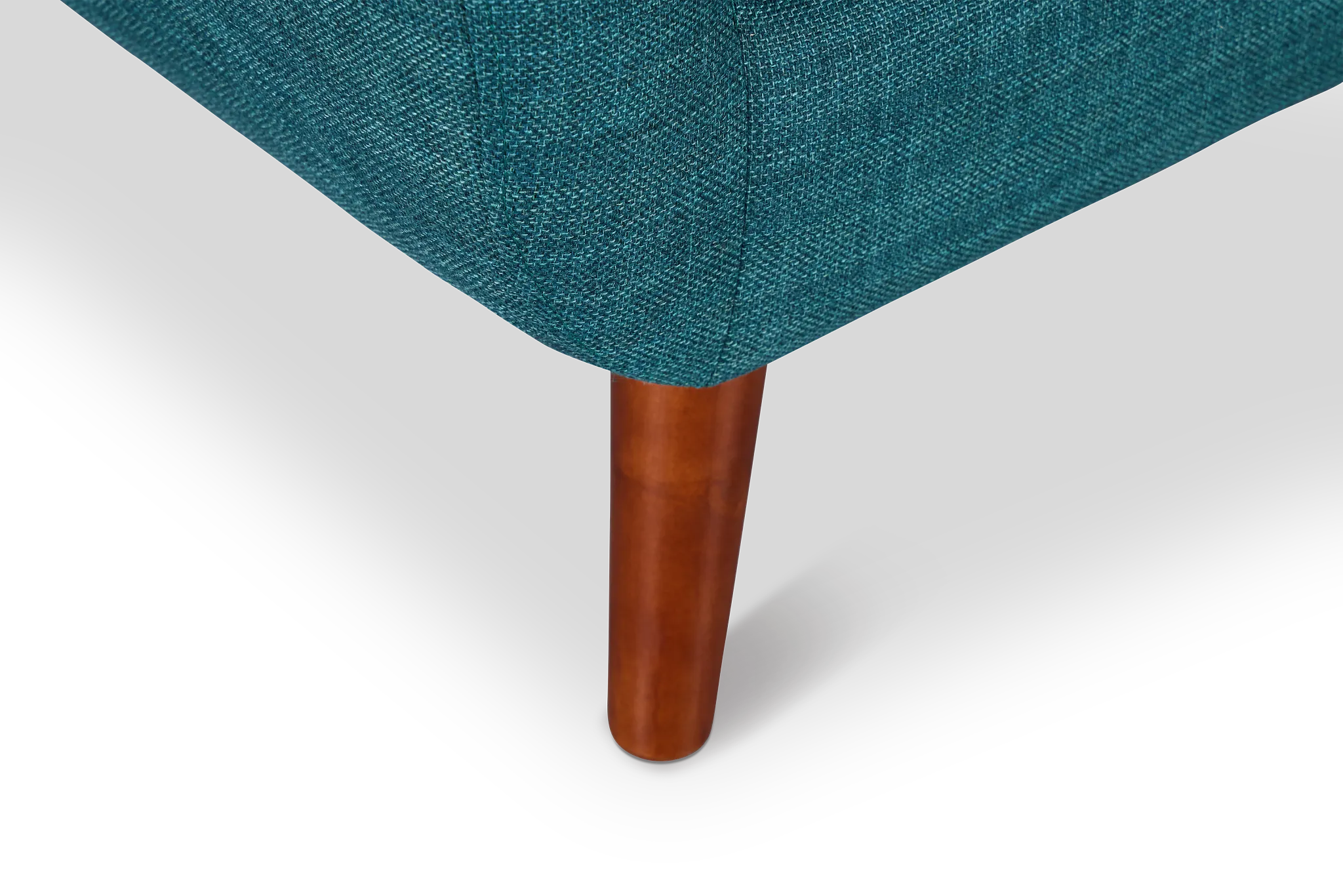 Raya Dark Teal Fabric Loveseat