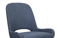 Brela Dark Blue Upholstered Side Chair