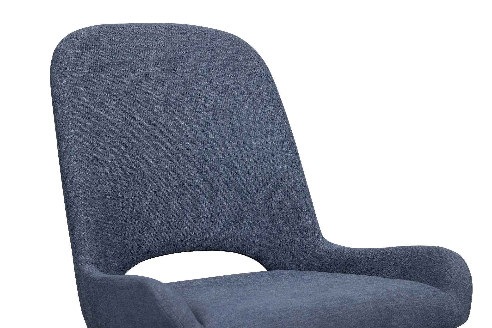 Brela Dark Blue Upholstered Side Chair