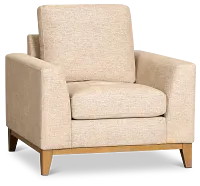 Maisie Light Brown Fabric Chair
