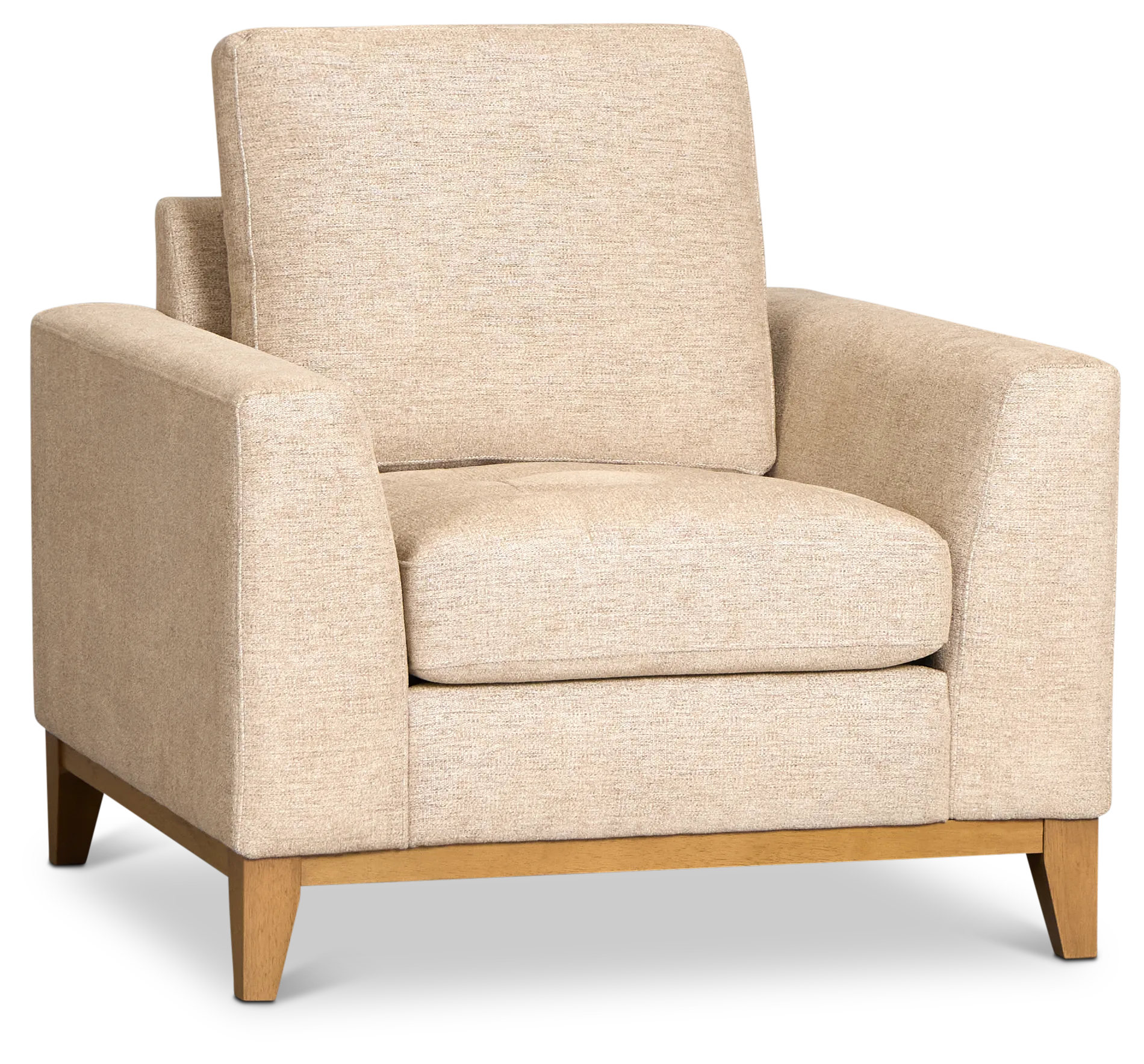 Maisie Light Brown Fabric Chair