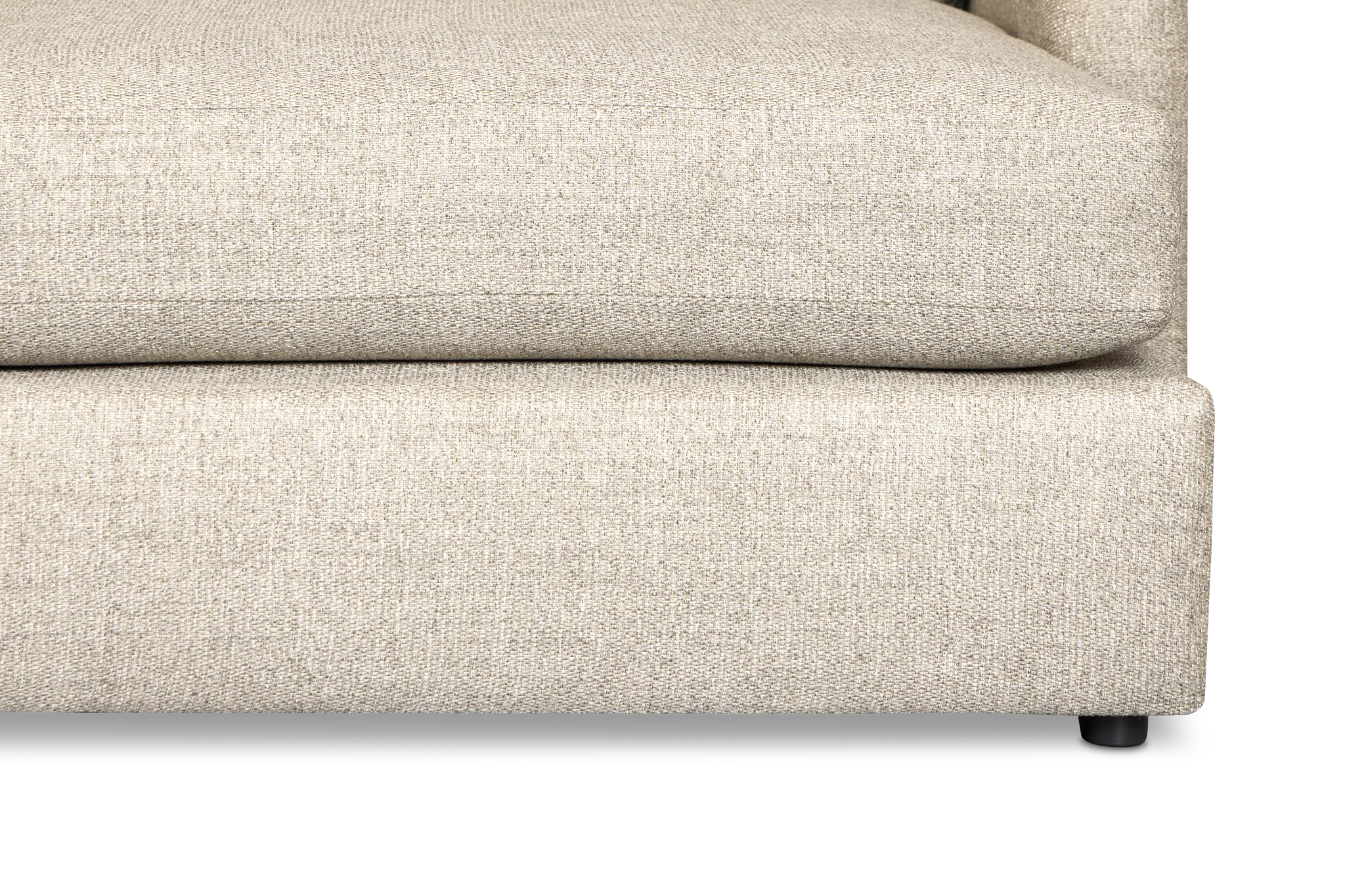 Maxwell Dark Gray Fabric Small Right Chaise Sectional