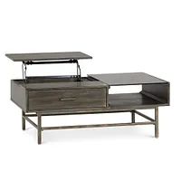 Fulton Dark Tone Wood Lift Coffee Table