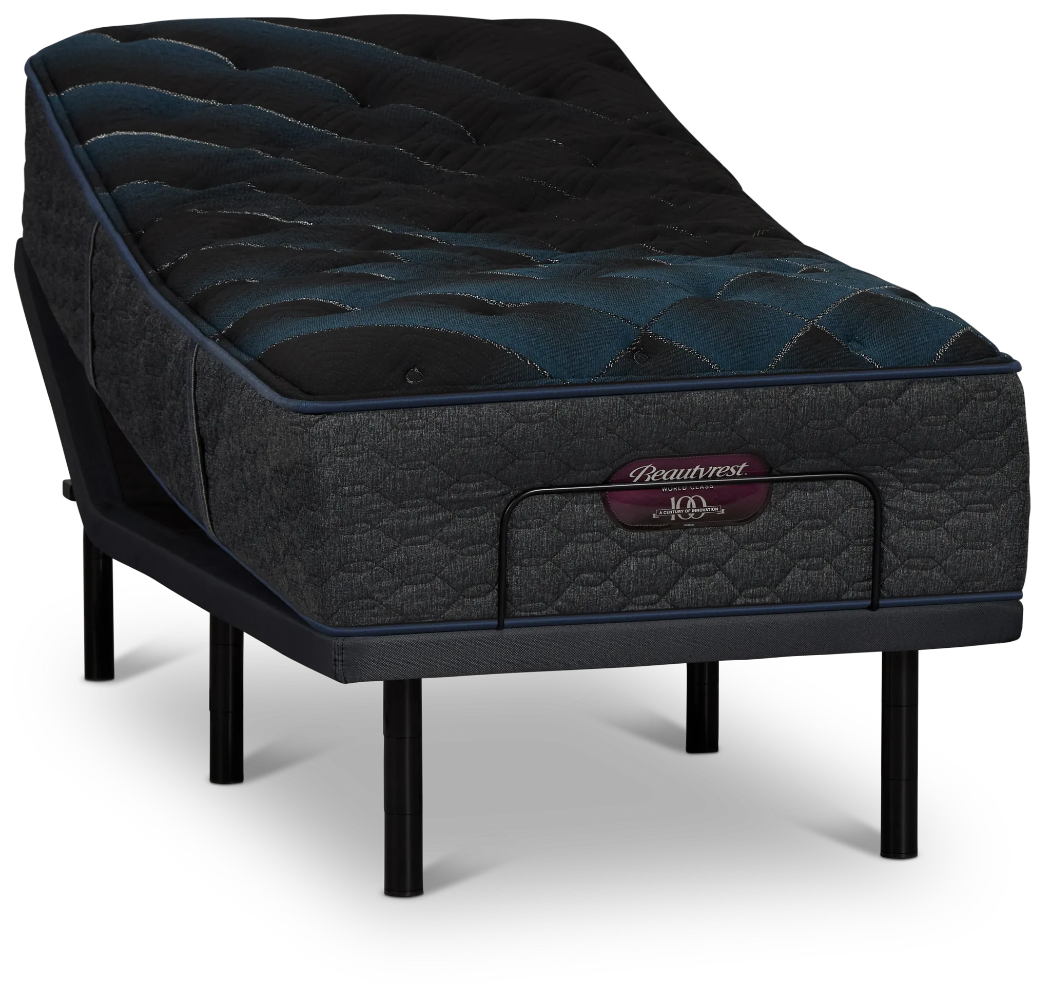 Simmons Beautyrest World Class Level 4 Plush Baselogic Gold Adjustable Base Mattress Set