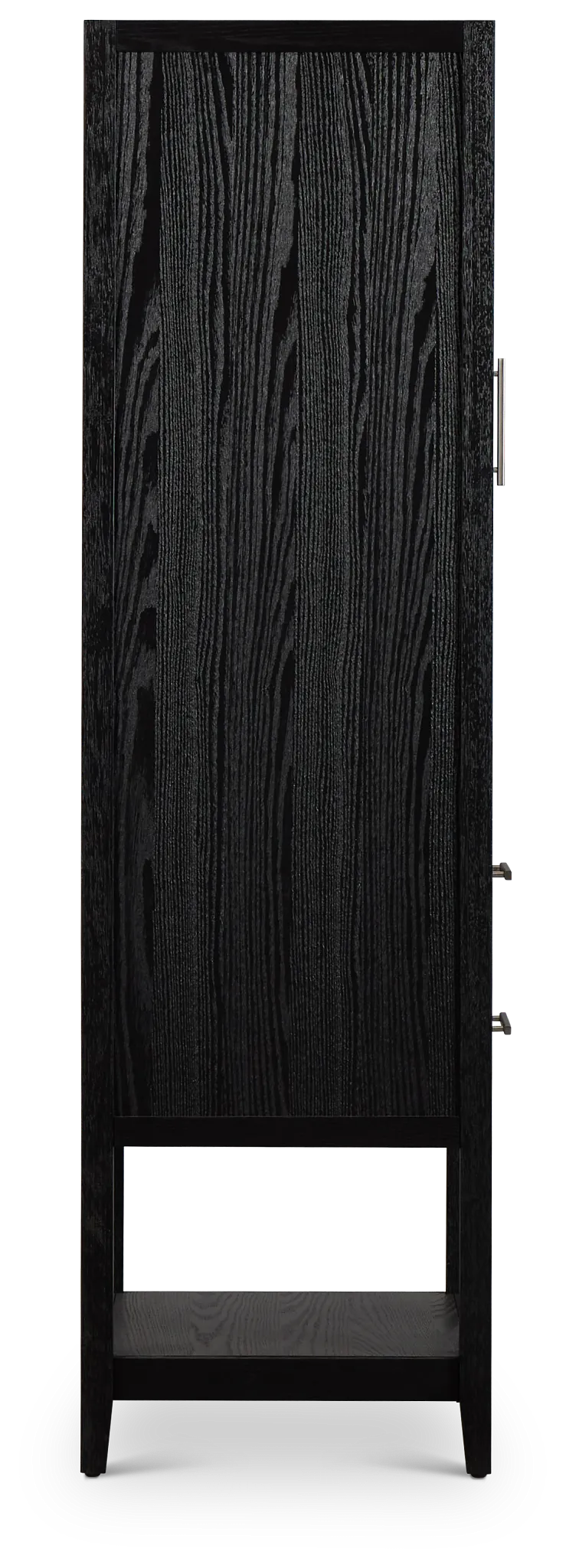 Alden Black Linen Cabinet