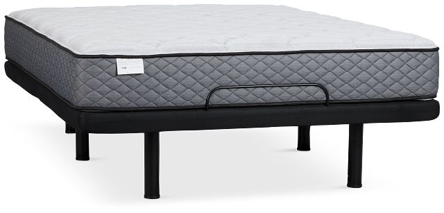 Kevin Charles By Sealy Essential Medium Plus Adjustable Mattress Set