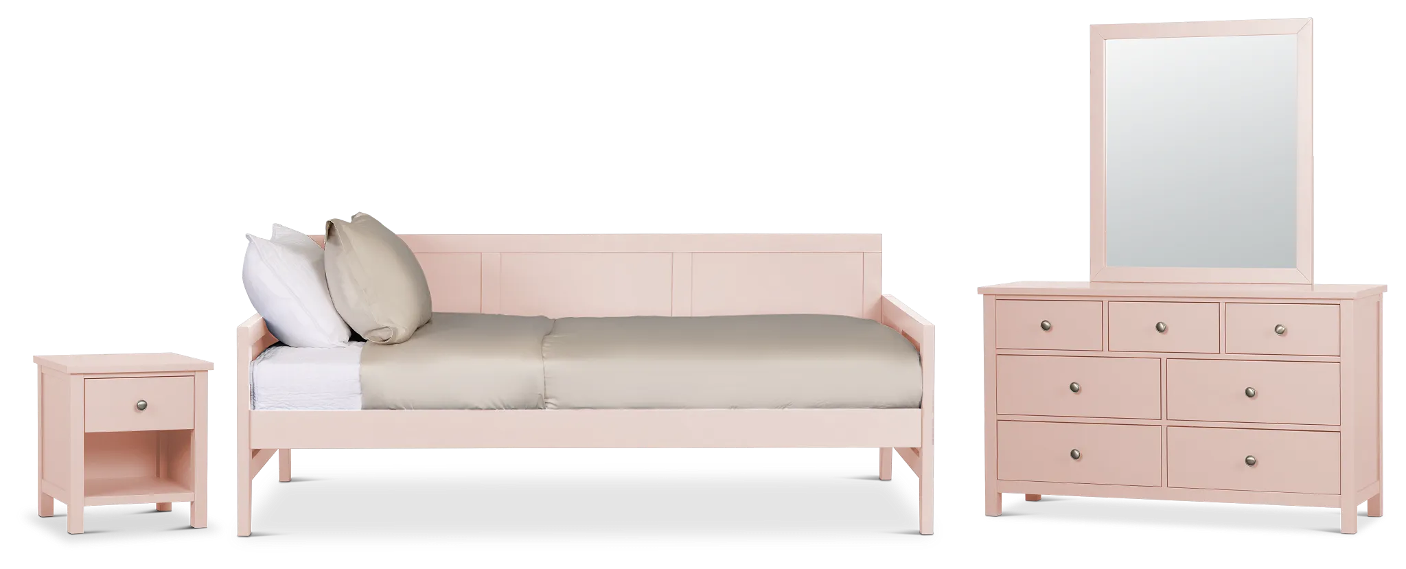 Charleston Pink Daybed Bedroom