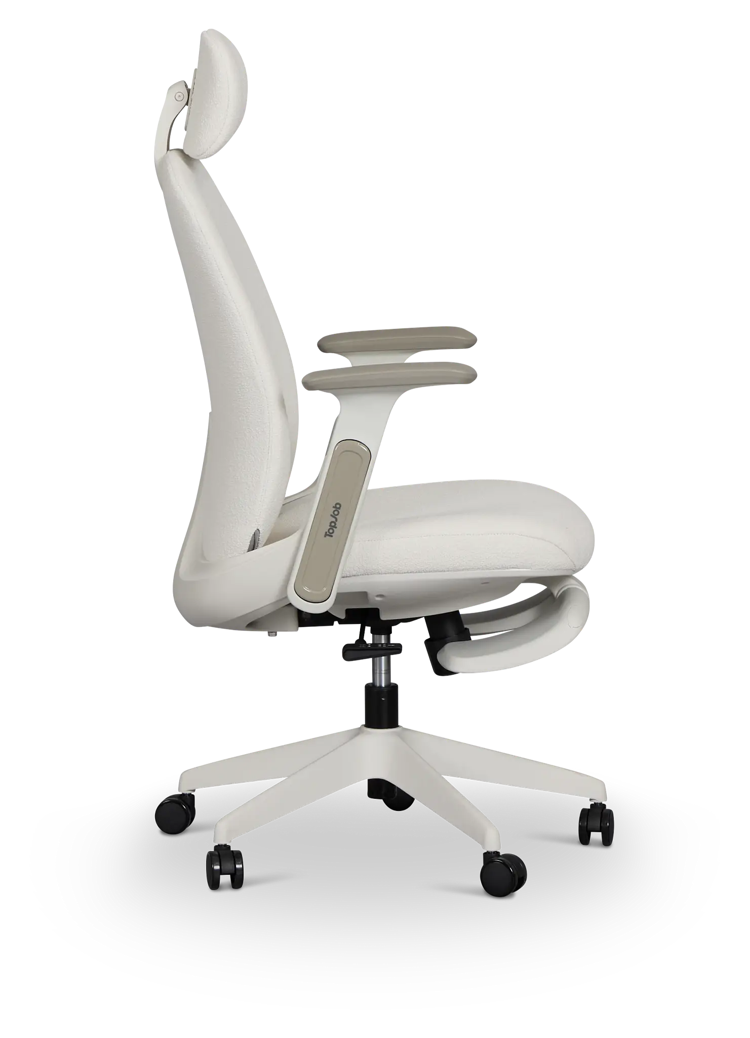 Nora White Upholstered Desk Chair Nora White Upholstered Desk Chair