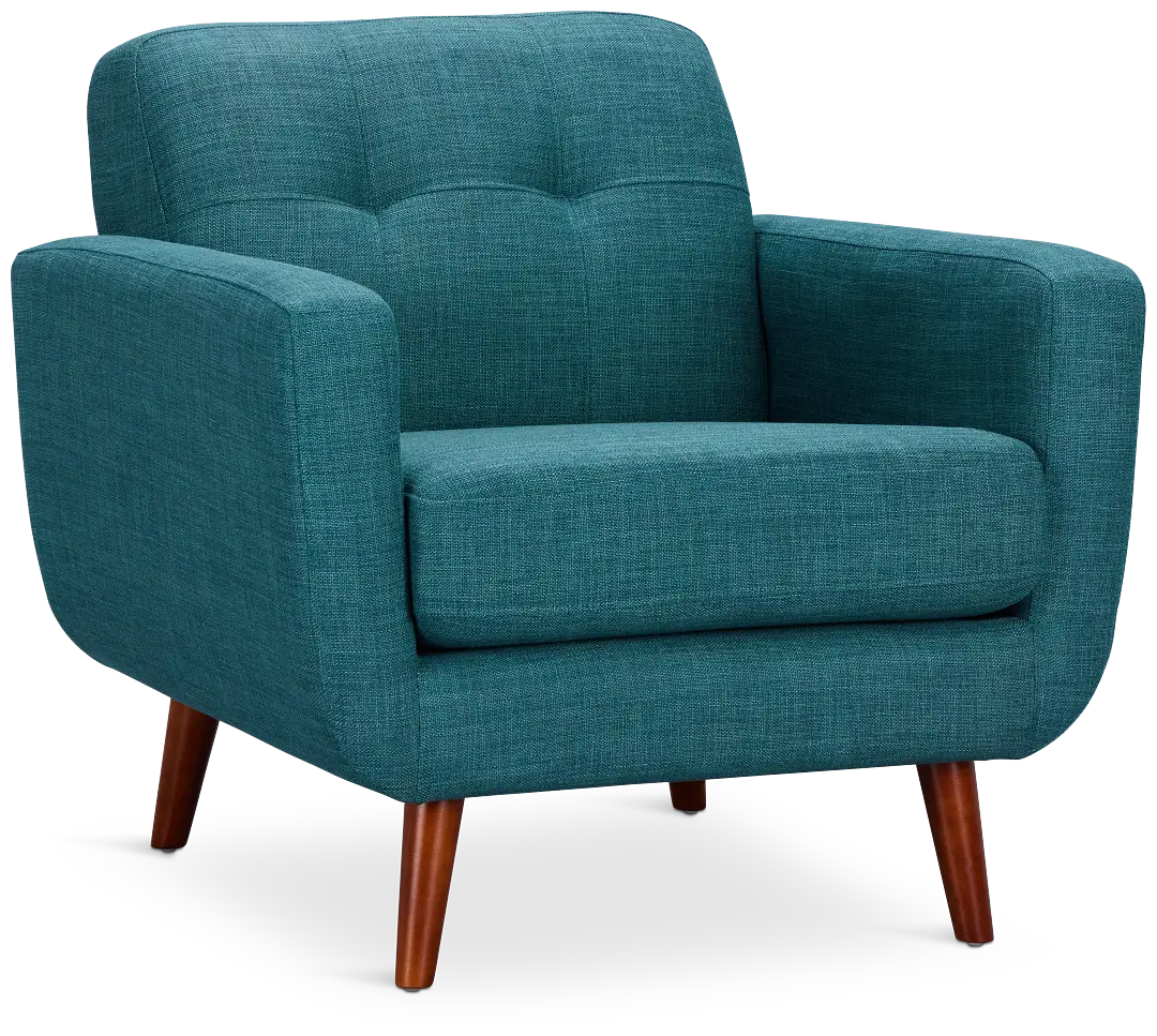 Raya Dark Teal Fabric Chair Raya Dark Teal Fabric Chair