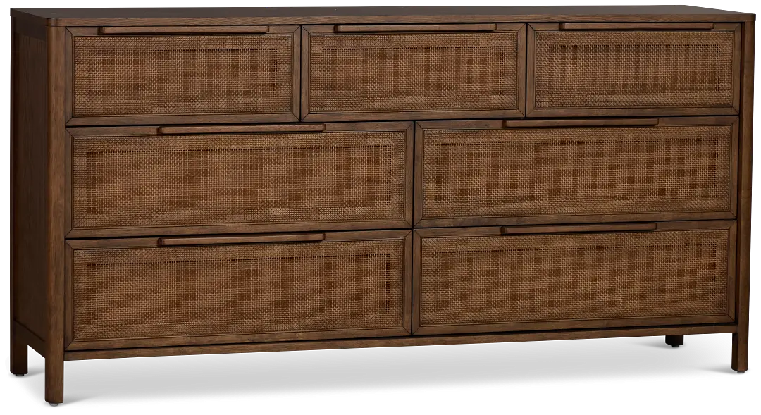 Pacific Mid Tone 7-drawer Dresser Pacific Mid Tone 7-drawer Dresser