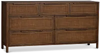Pacific Mid Tone 7-drawer Dresser