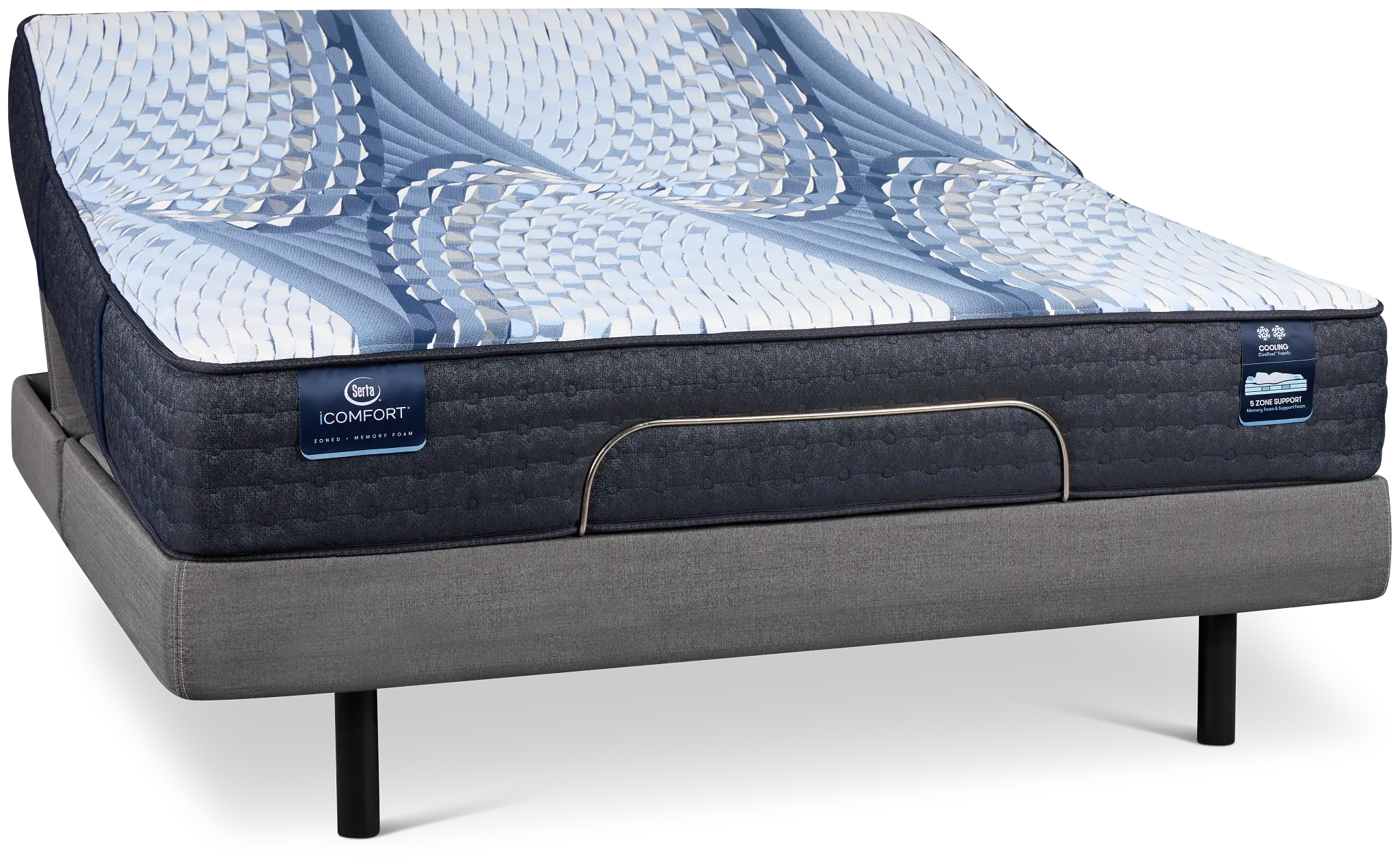 Serta Icomfort Iona Medium Motion Perfect 4 Adjustable Base Set Serta Icomfort Iona Medium Motion Perfect 4 Adjustable Base Set