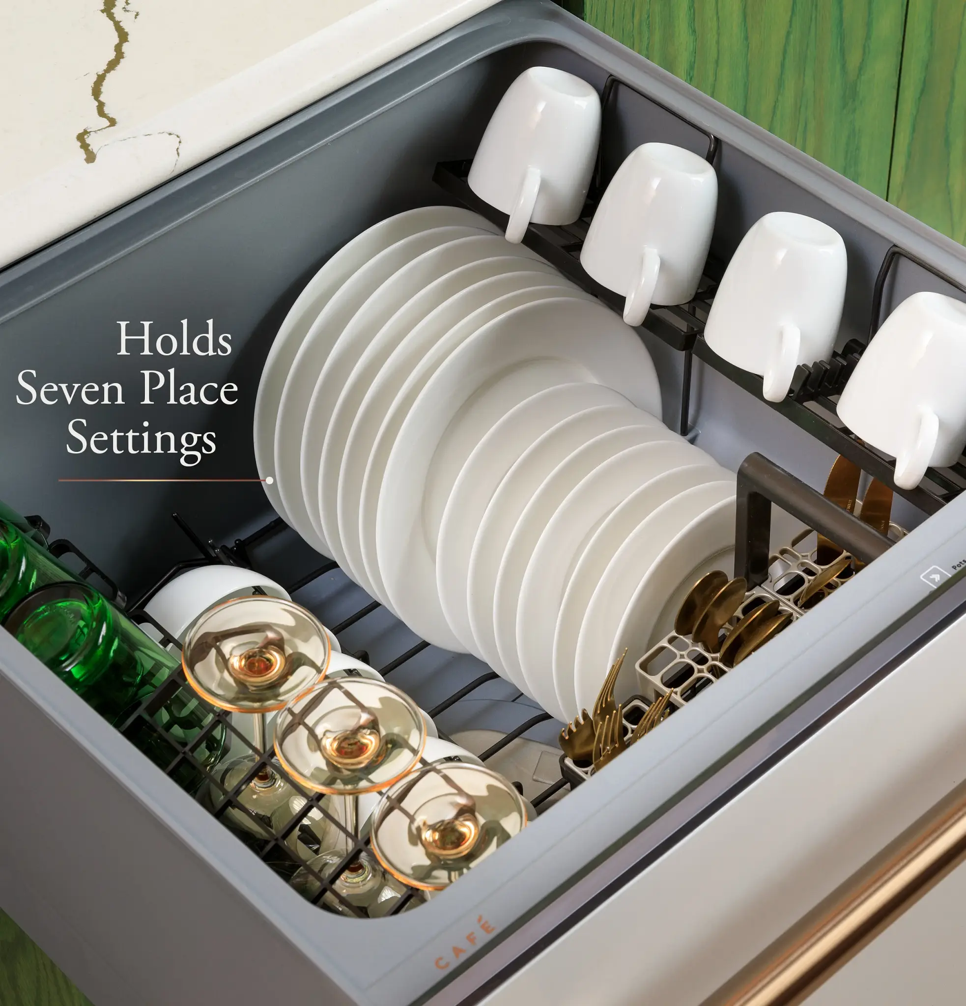 Cafe 220 Series White 1-drawer Built In Dishwasher Cafe 220 Series White 1-drawer Built In Dishwasher