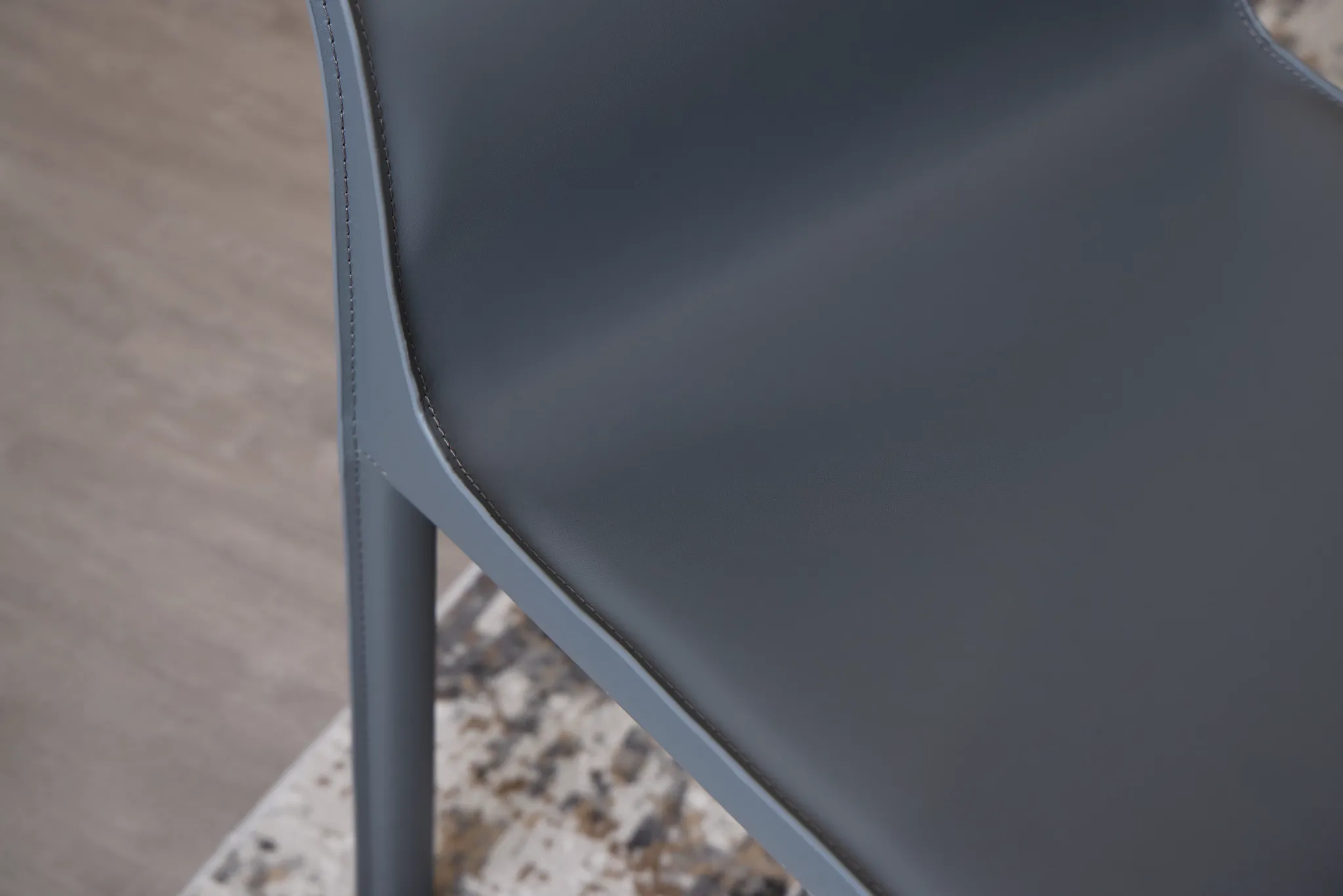 Lugo Gray Upholstered Side Chair