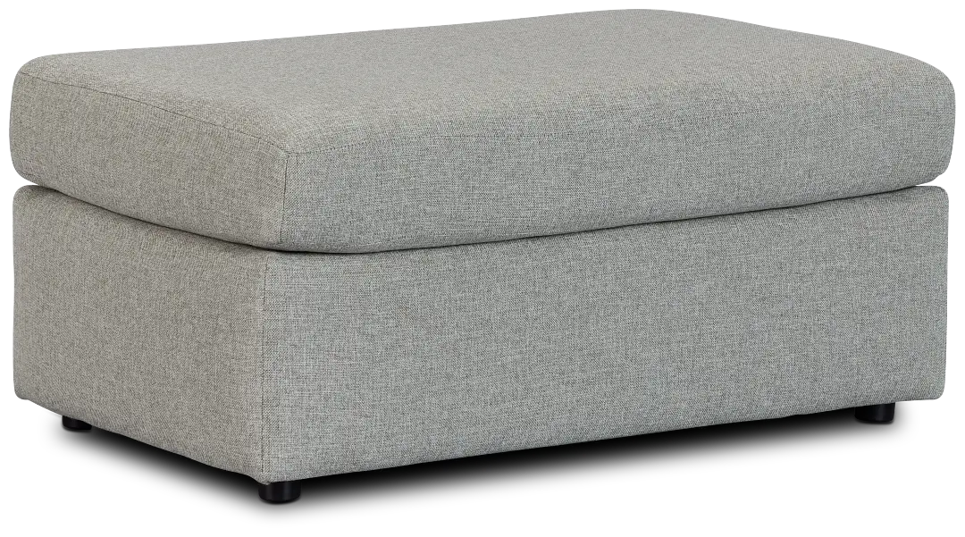 Noah Khaki Fabric Ottoman Noah Khaki Fabric Ottoman