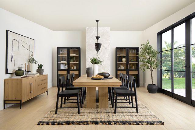 Highland Black Wood Side Chair