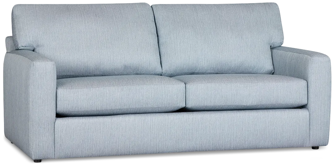 Rhodes Light Blue Fabric Sofa