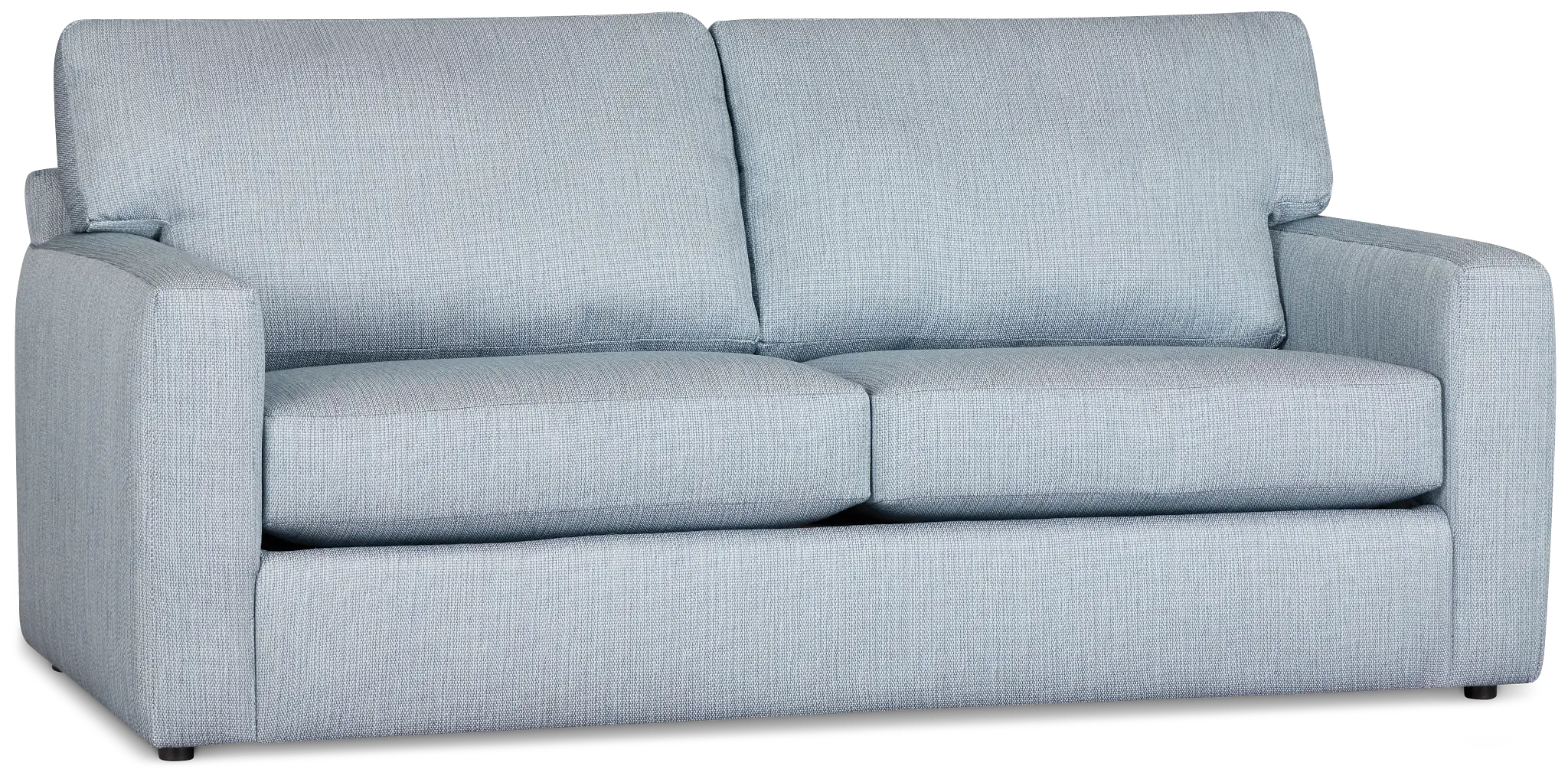 Rhodes Light Blue Fabric Sofa Rhodes Light Blue Fabric Sofa