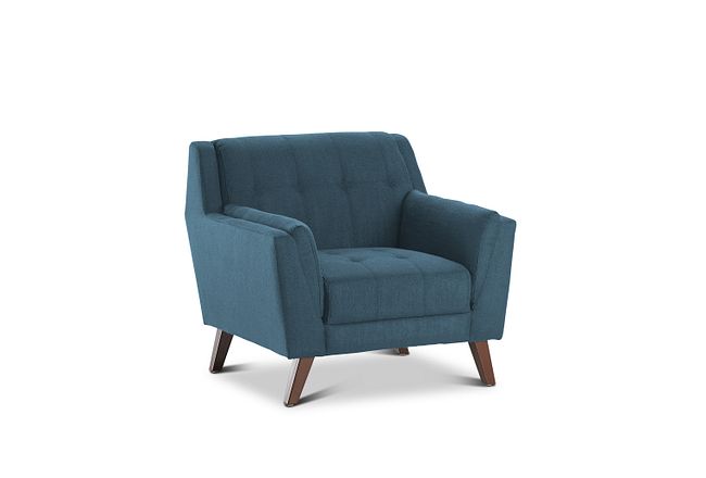 Tahoe Dark Blue Fabric Chair