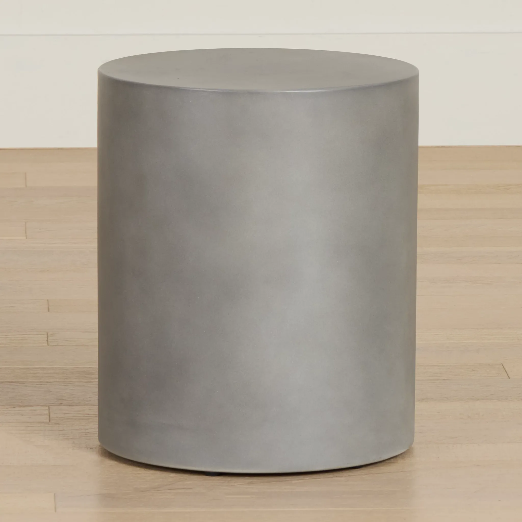 Tai Gray Round End Table