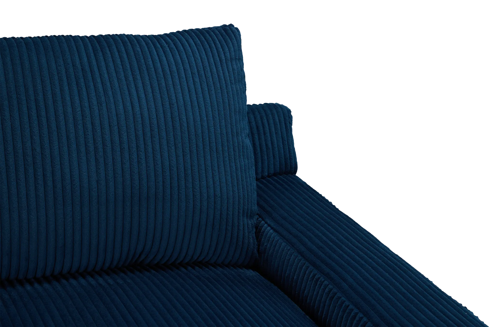 Charlie Dark Blue Fabric Chaise Charlie Dark Blue Fabric Chaise