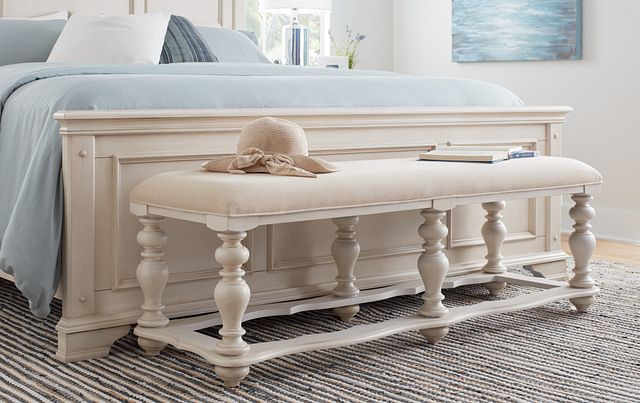 Savannah Ivory 58" Bench