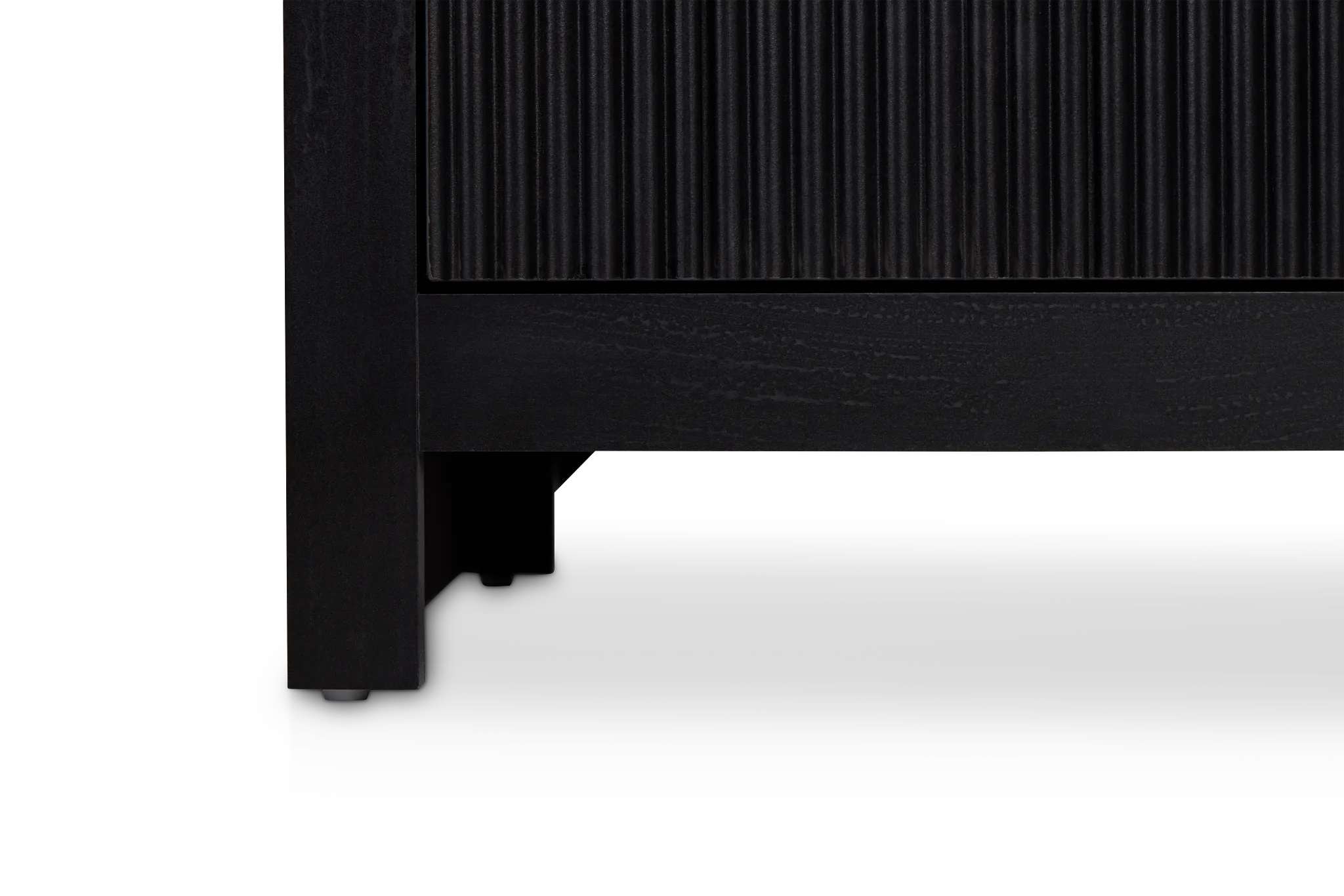 Lyndie Black 2-drawer Nightstand