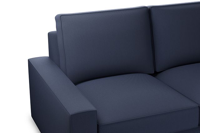 Edgewater Peyton Dark Blue Medium Two-arm Sectional