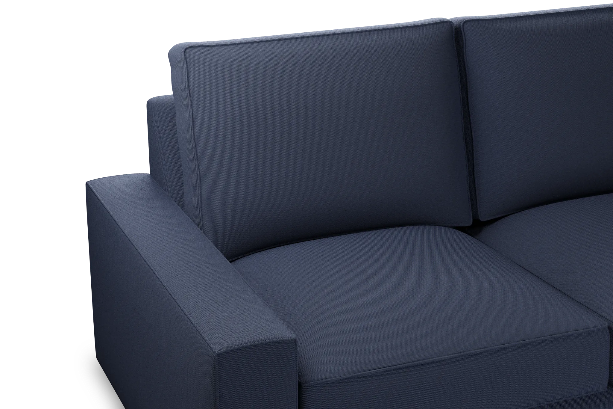 Edgewater Peyton Dark Blue Medium Two-arm Sectional