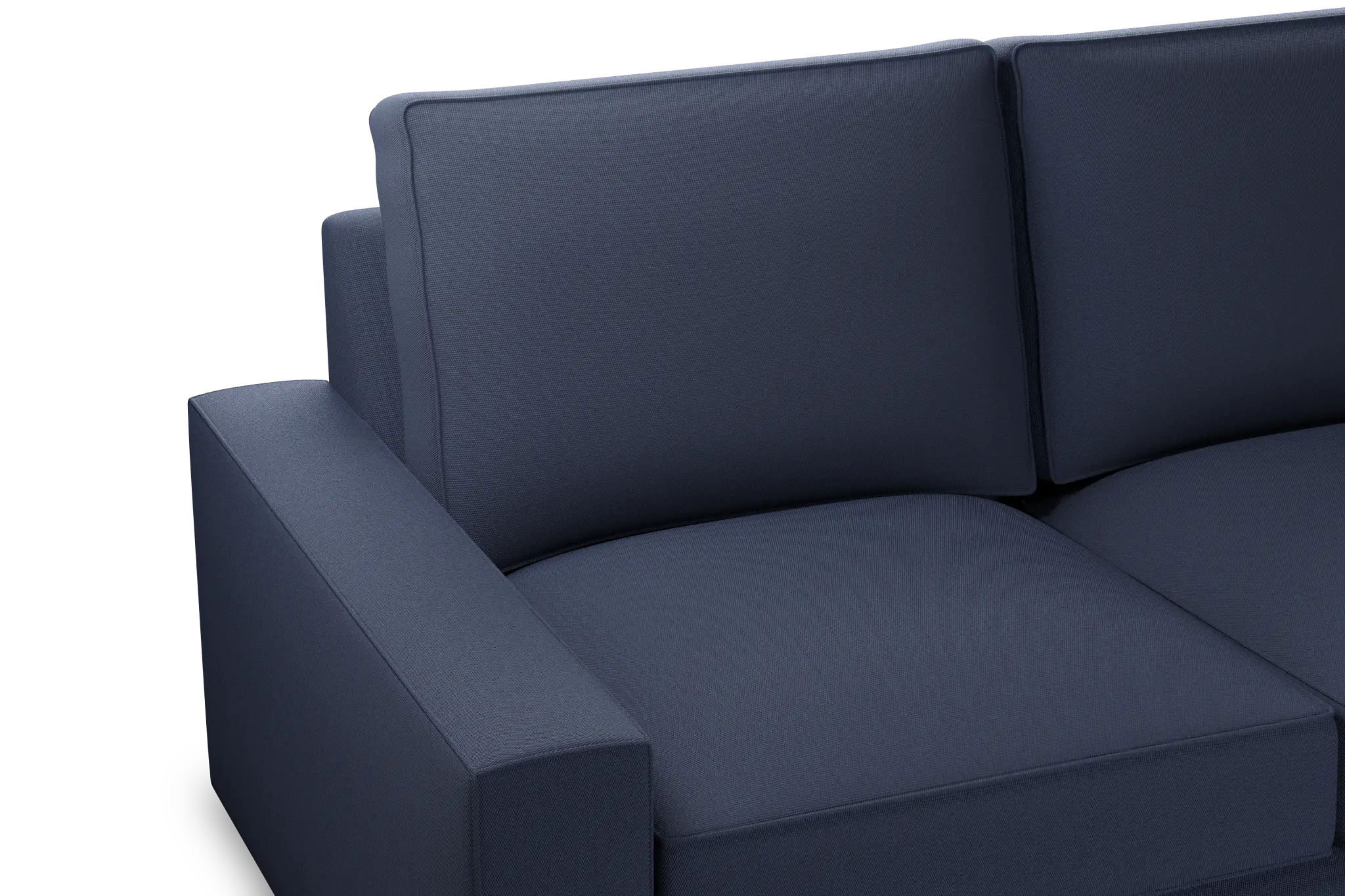 Edgewater Peyton Dark Blue Medium Two-arm Sectional Edgewater Peyton Dark Blue Medium Two-arm Sectional