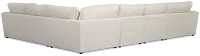 Brantley Light Beige Fabric Large Left Chaise Sectional