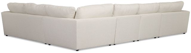 Brantley Light Beige Fabric Large Left Chaise Sectional