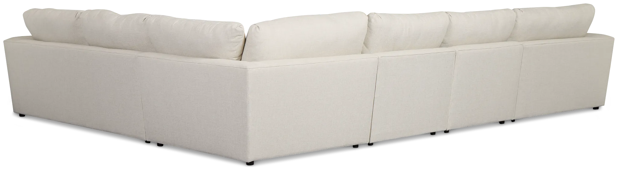Brantley Light Beige Fabric Large Left Chaise Sectional