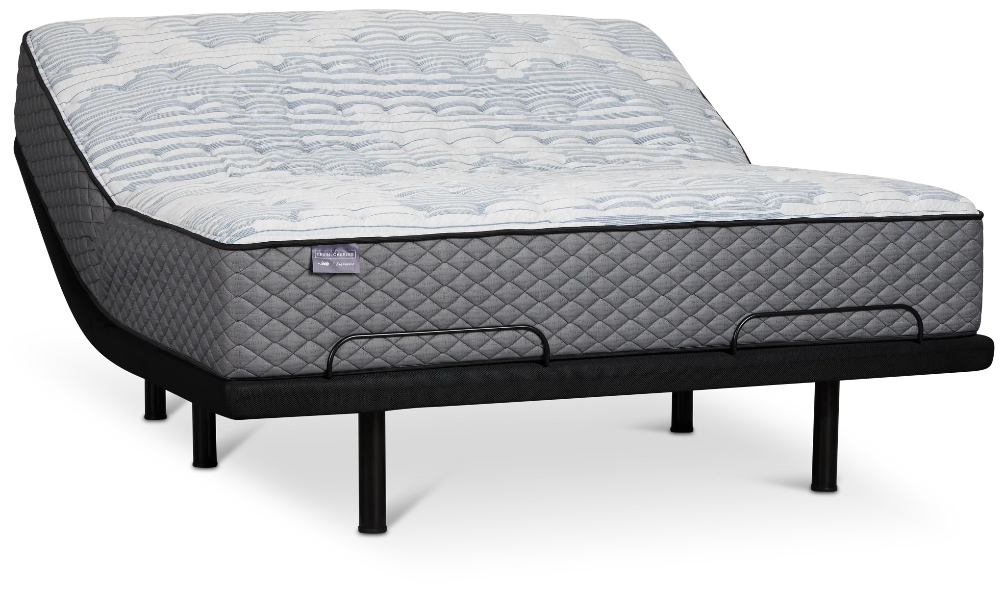 Kevin Charles By Sealy Signature Extra Firm Plus Adjustable Mattress Set