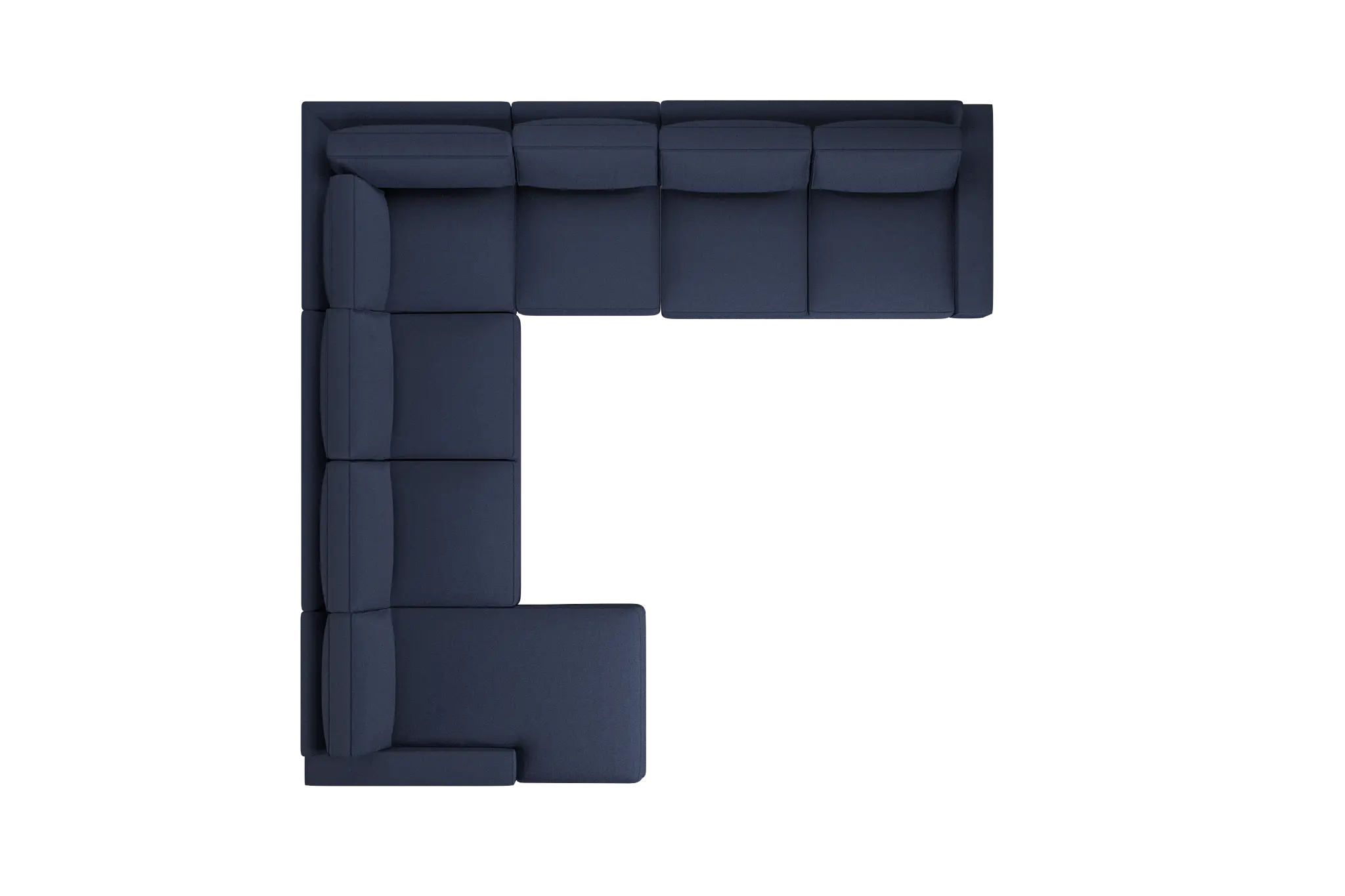 Edgewater Peyton Dark Blue Large Left Chaise Sectional Edgewater Peyton Dark Blue Large Left Chaise Sectional