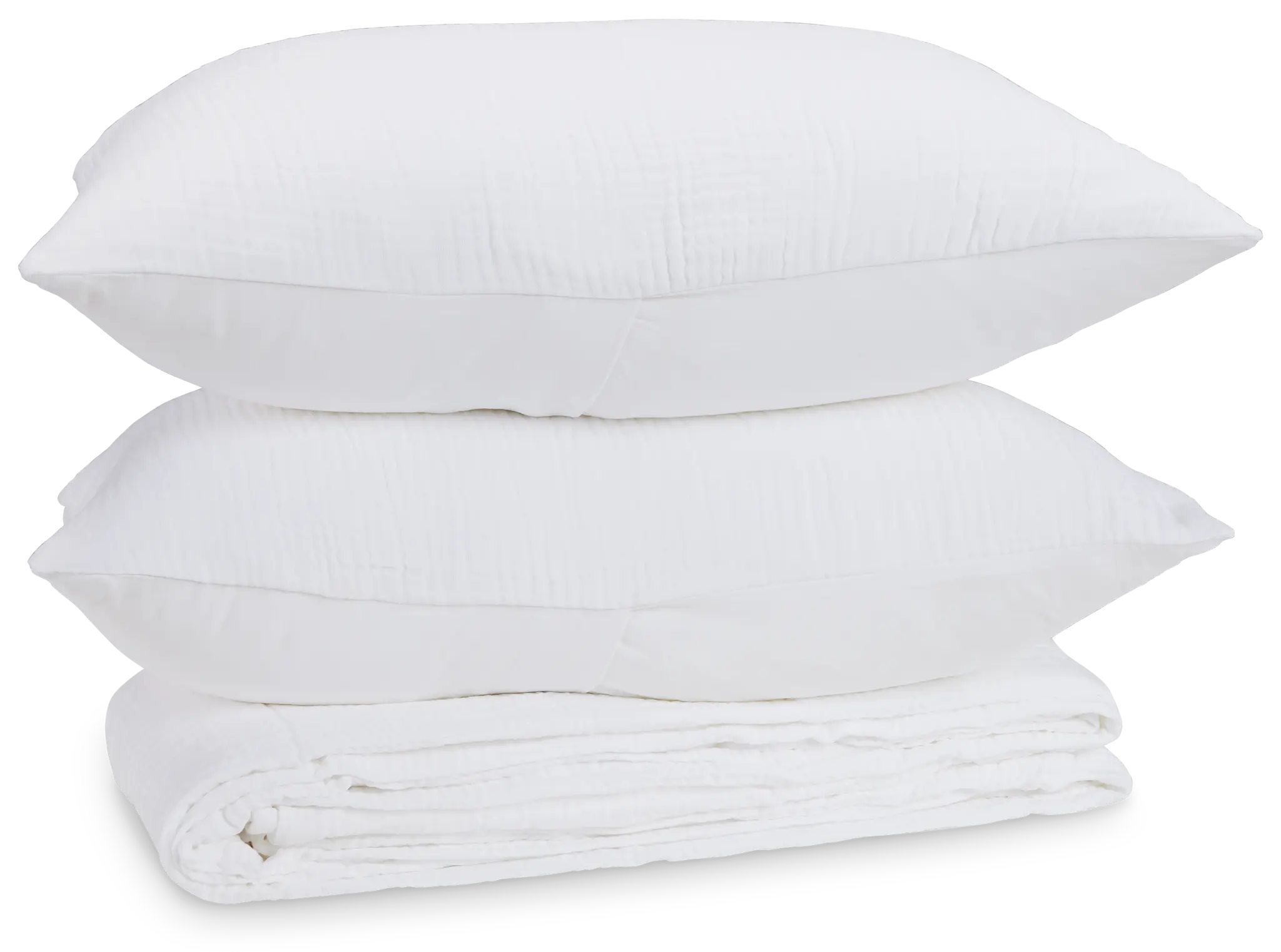 Cardaff White 3-piece Duvet Set Cardaff White 3-piece Duvet Set