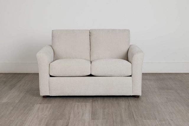 Maxie Light Beige Micro Loveseat