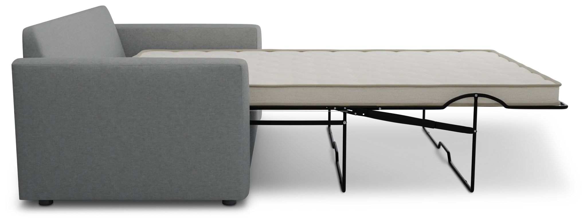 Siesta Suave Gray Fabric Innerspring Sleeper