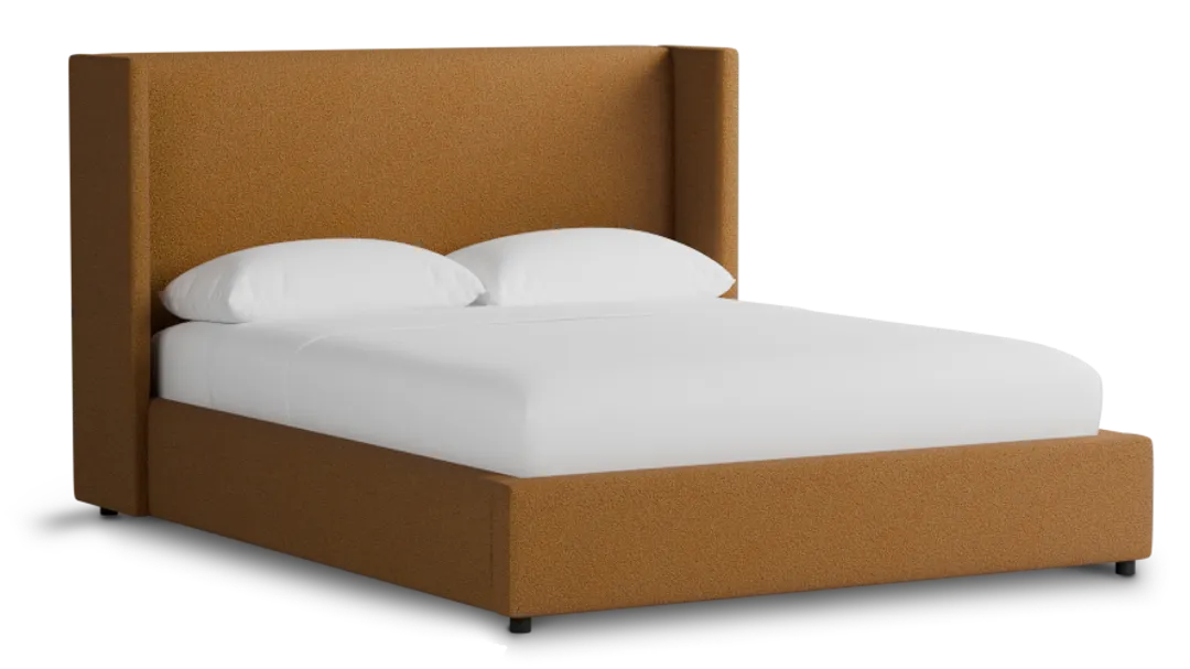 Captiva Elite Light Brown 48" Upholstered Shelter Bed