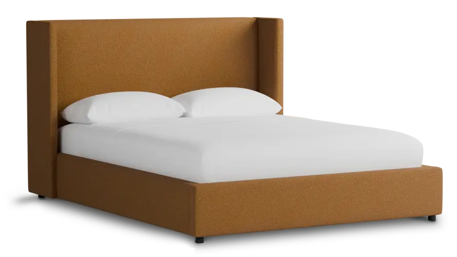 Captiva Elite Light Brown 48" Upholstered Shelter Bed Captiva Elite Light Brown 48" Upholstered Shelter Bed