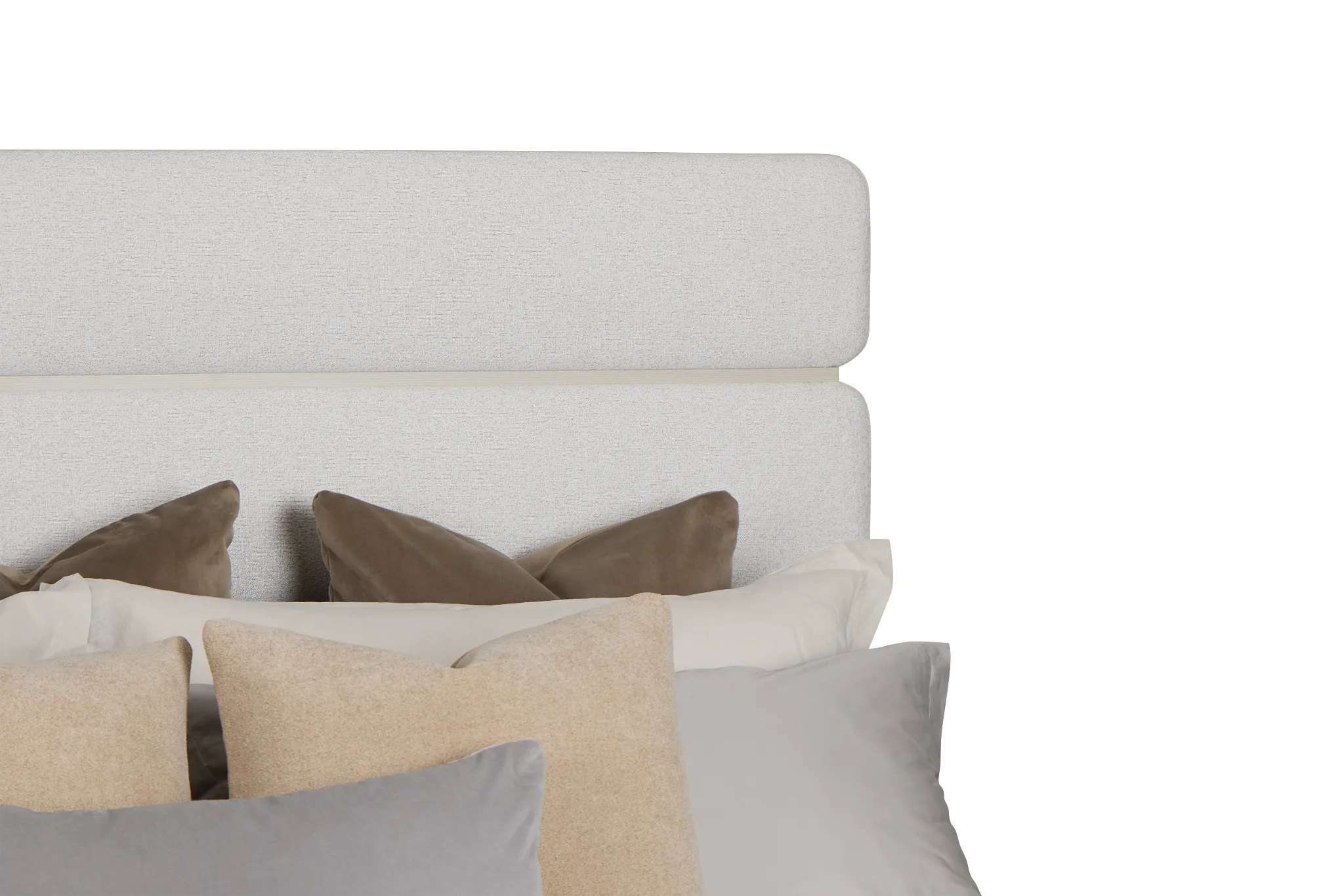 Capraia Light Beige Uph Panel Bed